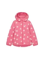 Kurtki i płaszcze dla dziewczynek - TOM TAILOR Dziewczęca kurtka softshellowa z wzorem w serce, 33827-big Heart Print Pink, 104/110 cm - miniaturka - grafika 1