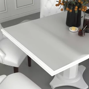 Vida Mata ochronna na stół matowa 200x100 cm 2 mm PVC V-288272 - Obrusy i serwetki - miniaturka - grafika 1