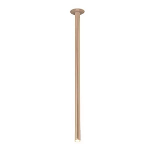 Metalowa sufitowa lampa ALHA 9427 Dohar tuba do sypialni platynowa - Lampy sufitowe - miniaturka - grafika 1