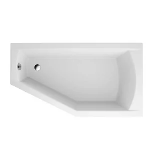 Polimat Selena Wanna narożna 140x90 cm prawa biała 00569 - odbiór osobisty: Kraków, Warszawa - Wanny - miniaturka - grafika 1