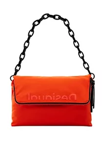 Torebki damskie - Desigual Women's Bag_LOGOUT_Venecia MA 7000 Melocoton, pomarańczowy - grafika 1