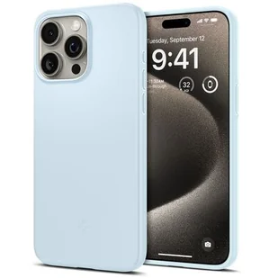 Etui SPIGEN Thin Fit do Apple iPhone 15 Pro Max Błękitny - Etui i futerały do telefonów Etui SPIGEN Thin Fit do Apple iPhone 15 Pro Max Błękitny - Etui i futerały do telefonów - miniaturka - grafika 1