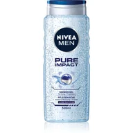Żele pod prysznic dla mężczyzn - Nivea SHOWER Żel p p 500ml MEN PURE IMPAC 80893& - miniaturka - grafika 1