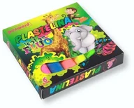 Masy plastyczne - Plastelina 6 kolorów fluo - miniaturka - grafika 1