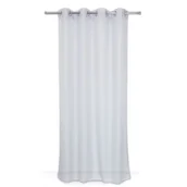 Firany - Firana na przelotkach 140 x 240 cm niebieska - miniaturka - grafika 1