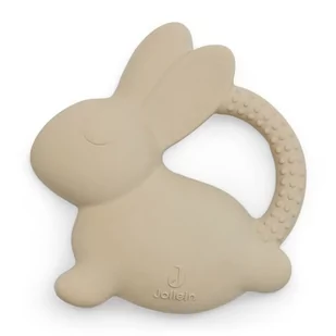 Jollein - Gryzak z naturalnego kauczuku hevea Bunny Nougat - Gryzaki dla dzieci - miniaturka - grafika 1