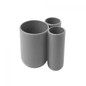 Pojemniki łazienkowe - Pojemnik łazienkowy (szary) Touch Umbra - miniaturka - grafika 1