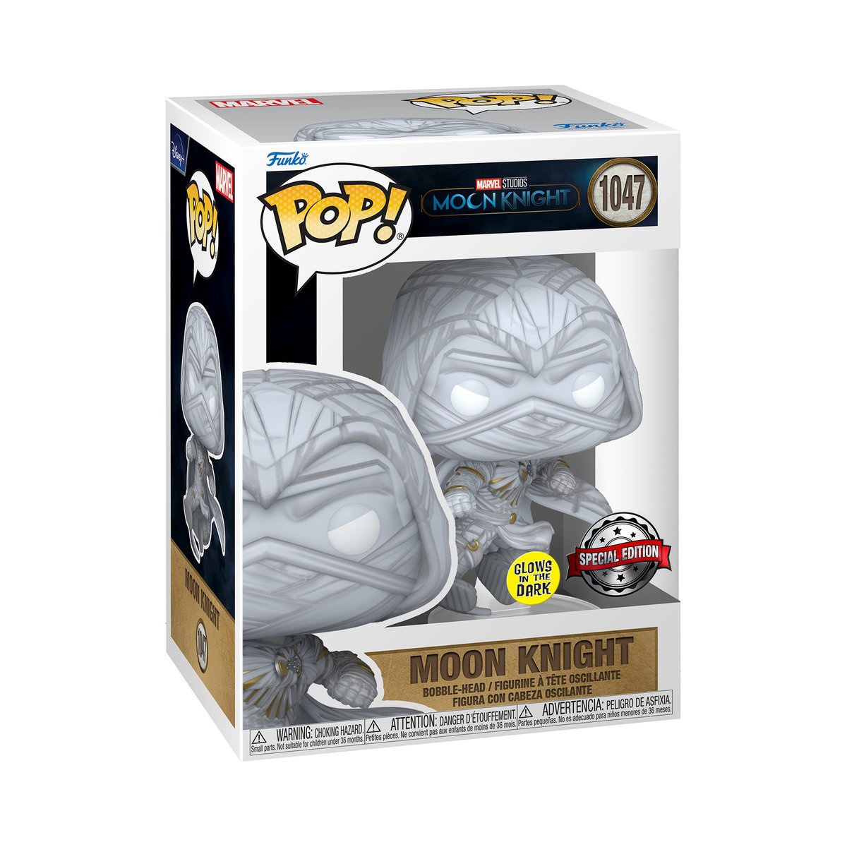 Funko POP! Marvel, figurka kolekcjonerska, Moon Knight, Glow, 1047