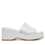 Klapki i japonki damskie - Klapki DeeZee E0014-1 Biały - miniaturka - grafika 1