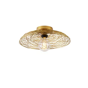 QAZQA Orientalna lampa sufitowa złota 40 cm - Glan - Oprawy, klosze i abażury - miniaturka - grafika 1