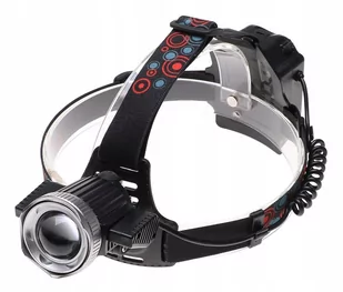 Latarka Czołowa T6 10W + Cob Led Zoom Czołówka - Latarki - miniaturka - grafika 1