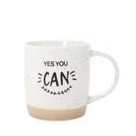 Kubki - Kubek PORCELANA 100% POSITIVE Yes You Can 0,34 l HOMLA - miniaturka - grafika 1