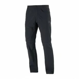 Spodnie Salomon Wayfarer Zip Off Black - Spodnie sportowe damskie - miniaturka - grafika 1