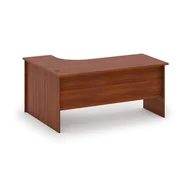 Biurka - B2B Partner Biurko ergonomiczne prawe, orzech CF-D0742 R, SS-881 - miniaturka - grafika 1