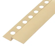 Brodziki prysznicowe - Rea Listwa brodzikowa czołowa 120cm Złota Szczotkowana - miniaturka - grafika 1