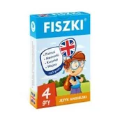 Książki do nauki języka angielskiego - Cztery Głowy Fiszki 4 gry do nauki angielskiego - KINGA PERCZYŃSKA - miniaturka - grafika 1