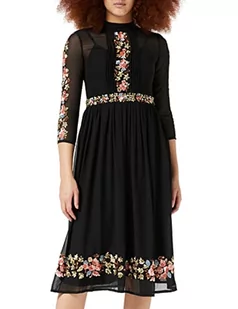 Frock and Frill Damska haftowana mini sukienka Aiko na specjalną okazję, Czarny, 32 - Sukienki - miniaturka - grafika 1