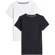 Bluzy dla dziewczynek - Tommy Hilfiger Bluzka 2-pack | Regular Fit - miniaturka - grafika 1