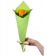 Sztuczne kwiaty - Bukiet róża mydlana kwiaty mydlane pachnące 37 cm PREZENT NA DZIEŃ KOBIET - miniaturka - grafika 1