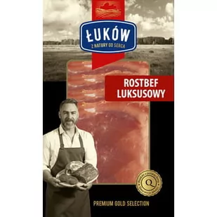 Rostbef Luksusowy Plastry 100G Łuków - Pasztet i przetwory mięsne - miniaturka - grafika 1