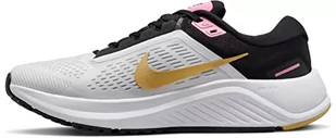 Nike Air Zoom Structure 24, Trampki damskie, White Wheat Gold Black Pink Spell, 38.5 EU - Trampki damskie - miniaturka - grafika 1