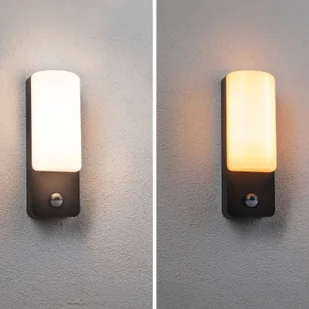 Paulmann LED zewnętrzna lampa ścienna Bonnie, aluminium, czujnik 2200/3000 - Lampy ogrodowe - miniaturka - grafika 2