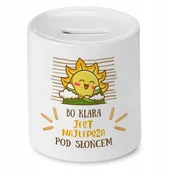 Skarbonki - Skarbonka dla Klary na Urodziny Idealny Prezent z Nadrukiem ze Zdjęciem - miniaturka - grafika 1