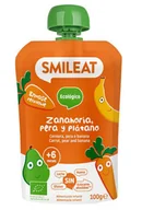 Dania dla dzieci - Smileat saszetka gruszka, marchewka, banan 6M+, BIO, 100 g - miniaturka - grafika 1