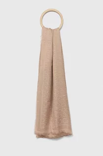 Apaszki i szaliki damskie - Calvin Klein chusta damska kolor różowy wzorzysta - grafika 1