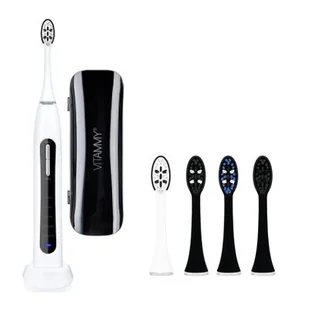 Szczoteczka soniczna VITAMMY Onyx + Końcówka szczoteczki VITAMMY Onyx TOW013617 (4 szt.) - Szczoteczki elektryczne - miniaturka - grafika 1