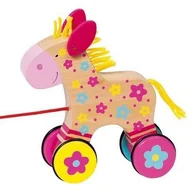 Zabawki interaktywne dla dzieci - Goki Konik do ciągnięcia Klara - miniaturka - grafika 1