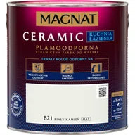 Farby wewnętrzne - Farba ceramiczna MAGNAT KitchenBathroom biały kamień B21 2,5 l - miniaturka - grafika 1