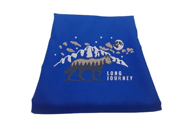 Kocyk niemowlęcy z wełny merino Won Tolla Zimowy, kolor niebieski