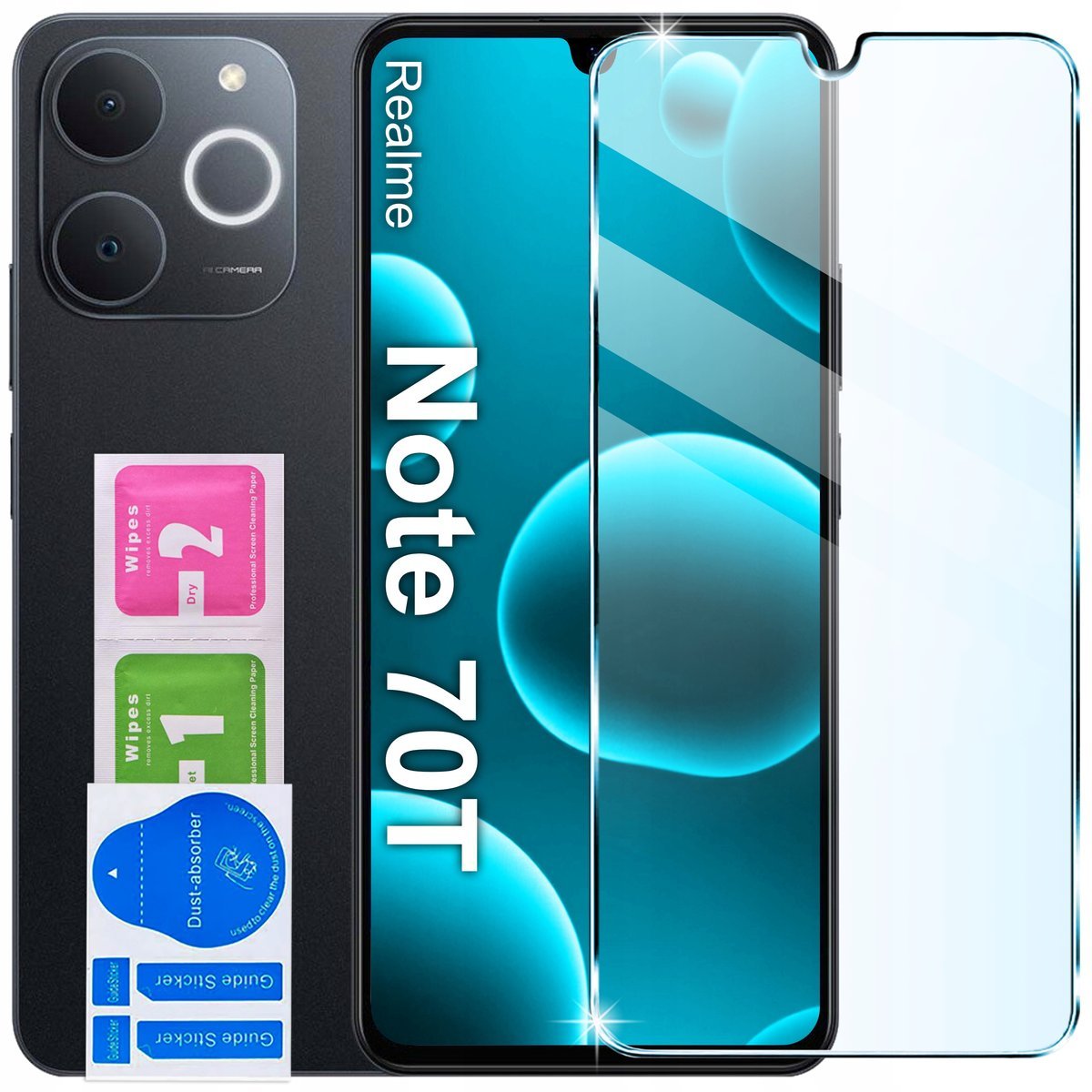 Szkło Hartowane 9H Szybka SZKIEŁKO OCHRONNE do Realme Note 70T