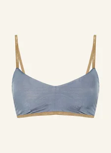 Mymarini Góra Od Bikini Bustier Shine, Model Dwustronny Z Ochroną Uv 50+ grau - Stroje kąpielowe - miniaturka - grafika 1