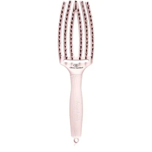 Olivia Garden Szczotka Fingerbrush Combo Medium Pastel PINK - Szczotki i grzebienie do włosów - miniaturka - grafika 1