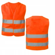 Odzież robocza - Kamizelka odblaskowa ostrzegawcza Pomarańczowa 2XL - miniaturka - grafika 1