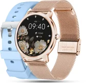 Smartwatch - Zegarek SMARTWATCH RUBICON rosegold - miniaturka - grafika 1