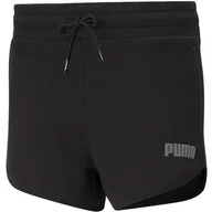 Spodnie sportowe damskie - Spodenki damskie Modern Basics High Waisted Puma - miniaturka - grafika 1