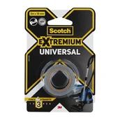 Spoiwa i uszczelnienia - Taśma naprawcza Universal Extremium 19 mm x 3 m srebrna Scotch 4054596720787 - miniaturka - grafika 1