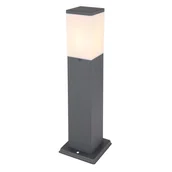 Lampy ogrodowe - Globo Herri 31731 lampa stojąca ogrodowa IP44 1x15W E27 LED antracyt/opalizowana - miniaturka - grafika 1