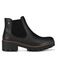 Botki damskie - Botki Rieker 79265-02 Czarny - miniaturka - grafika 1