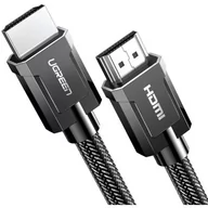 Kable USB - UGREEN kabel przewód HDMI 2.1 8K 60 Hz / 4K 120 Hz 3D 48 Gbps HDR VRR QMS ALLM eARC QFT 1 m szary (HD135 70319) - 1 HD135 70319 - miniaturka - grafika 1