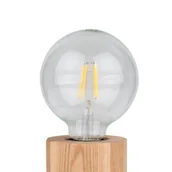 Lampy stojące - SpotLight 7690174 - Lampa stołowa MINNIE 1xE27/25W/230V dąb - miniaturka - grafika 1