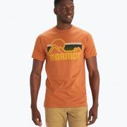 Koszulki sportowe męskie - Męski t-shirt z nadrukiem MARMOT Coastal Tee - miniaturka - grafika 1