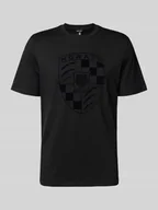 Koszulki męskie - T-shirt z nadrukiem z logo - miniaturka - grafika 1