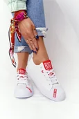Trampki damskie - Damskie Trampki BIG STAR HH274675 Białe-38 - miniaturka - grafika 1