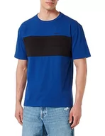 Koszulki męskie - BOSS T-shirt męski, Bright Blue438, XXL - miniaturka - grafika 1