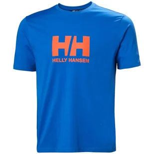 Koszulka męska Helly Hansen Hh Logo T-Shirt 2.0 Rozmiar: M / Kolor: jasnoniebieski - Koszulki sportowe męskie - miniaturka - grafika 1