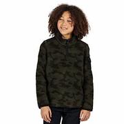 Bluzy dla dziewczynek - Regatta Dziecięcy polar Macklin ciemne khaki - miniaturka - grafika 1